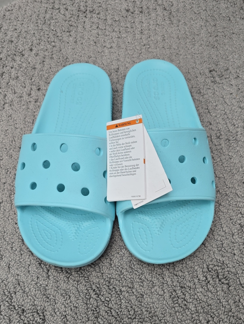 CROCS Blue Slide Sandals